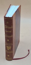 Logic, by Dr. Christoph Sigwart. Vol. I. The judgment, concept a [Leather Bound] - £90.32 GBP