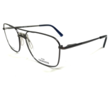 Genesis Eyeglasses Frames G4054 033 GUNMETAL Gray Square Full Rim 55-17-145 - £44.22 GBP