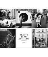 Retro Wall Art Prints Set of 6 Black and White Pictures Vintage 8&quot;x10&quot; U... - $18.80