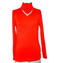 Red Lands End Shaped Fit Turtleneck Size XS  - £19.38 GBP