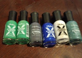 6 Sally Hansen Xtreme Wear Hard As Nails Polish  Various Colors (Qq/17) - $24.16
