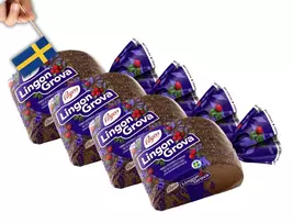 4 Pack Pågen Lingon Grova 500g,17.63oz swedish bread, svenskt bröd, Swed... - $49.50