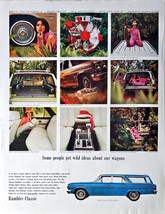 Rambler Classic Station Wagon American Motors Company-1965 Vintage Print Ad - $183.73 MXN