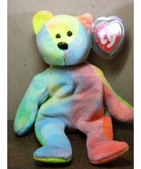 Ty Beanie Babies Garcia Rare Mixed Colors Non-Mint Tag with Tag Protecto... - £41.82 GBP