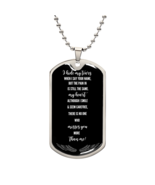 I Hide My Tears When I Speak Your Name – Grief Military Tag Necklace – L... - $75.15 CAD+