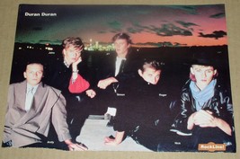 Duran Duran RockLine Magazine Photo Clipping Vintage 1980&#39;s Group Pose - £15.17 GBP