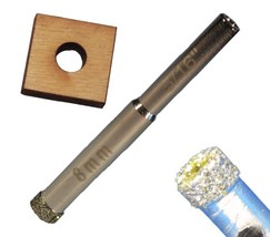 5/16 in Diamond Drill Hole Saw Porcelain Granite Tiles Glass Wine Bottle... - £7.10 GBP