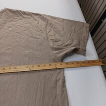 Carhartt K84DES 3-Button Men's 2XL Brown Cotton Henley Shirt Short Sleeve Pocket image 9