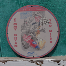 1967 Vintage Phoenix International Raceway Porcelain Enamel SignAMERICAN... - $148.45