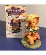 BEARSTOWN TEDDY BEAR FIGURINE COLLECTABLES NIB BOX FLOWER POT PRICE PROD... - £10.86 GBP