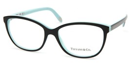 New Tiffany &amp; Co. Tf 2121 8055 Black On Blue Eyeglasses 54-16-140 B40 Italy - £141.81 GBP
