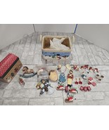 Vintage Wooden Christmas Ornaments European Style Wooden Christmas Ornam... - $29.99
