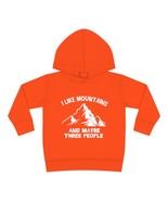 Personalized Toddler Hoodie, Custom Mountain Print, Baby Pullover Fleece - £26.70 GBP