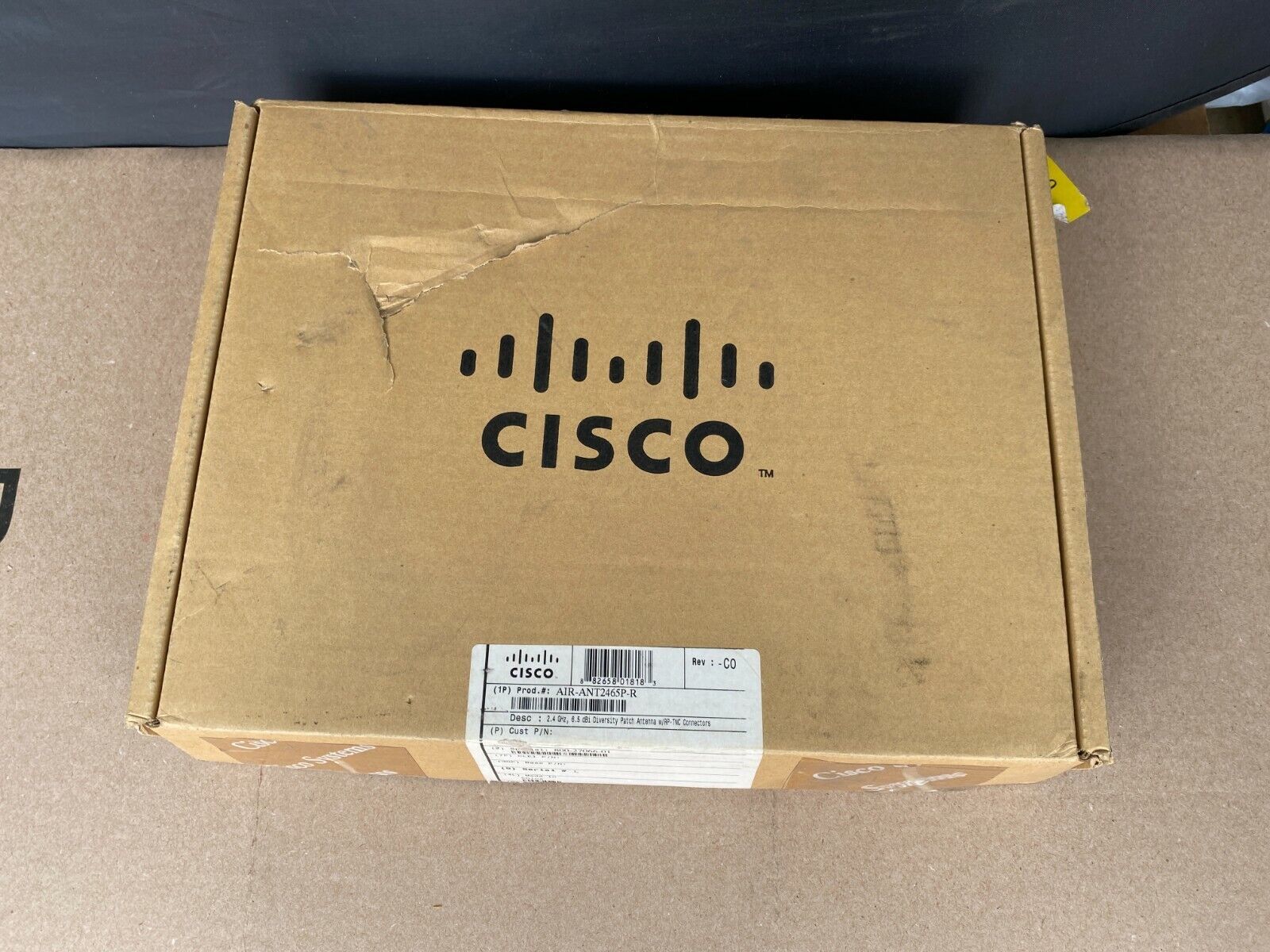 Cisco Diversity Patch Antenna AIR-ANT2465P-R  2.4GHz 6.5dBi w/ RP-TNC Pl... - $29.95