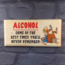 Funny Alcohol Signs, Bartender Gift Bar Pub Gin Beer Wine Plaque Gift Home 345 - £9.00 GBP