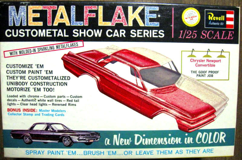 1962 CHRYSLER NEWPORT METALFLAKE PLASTIC MODEL CAR KIT# H-1264:198 REVELL 1:25 - $360.00