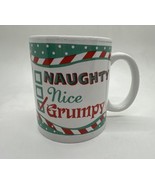 Disney Grumpy Dwarf Christmas Coffee Mug Cup Naughty Nice Grumpy from Sn... - $9.89