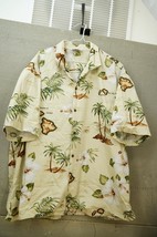 Vintage Hawaiian Island Print Shirt Pacific Legend Apparel 100% Cotton 3XL - $34.64