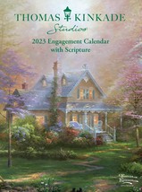 Andrews McMeel Thomas Kinkade Studios 12-Month 2023 Monthly/Weekly Engagement Ca - £7.98 GBP