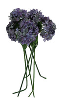 6 Piece Lavender Hydrangea Artificial Flower Stem Set - £26.73 GBP