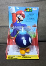 New RARE  Super Mario Bros Movie Nintendo 2 inch Collectible Figure - BOB-OMB - £11.68 GBP
