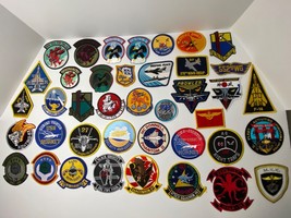 U.S.A.F. – NAVY – U.S.M.C. – AVIATION RELEATED PATCH GROUPING OF 40 - £34.99 GBP