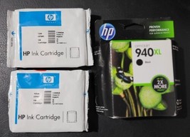 Inkjet Ink~HP (940XL)~new~Black/Cyan/Yellow~printer Cartridge - £15.56 GBP