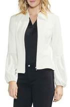 Vince Camuto Blouson Sleeve Jacket, Size Large - White - £47.89 GBP