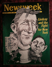 Newsweek November 3 1969 Nov 69 11/3/69 John Lindsay New York City - £5.08 GBP