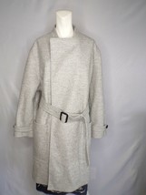 New Burberry Women&#39;s Gray Heronsby Oversized Wool Coat Size 8 - MSRP $1395 - £672.65 GBP