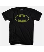 DC Comics Batman Basic Distressed Logo Adult MEDIUM Black Yellow Graphic... - €12,77 EUR