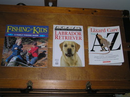 Lot Of 3 Fishing With Kids Dog Breed Handbook Labrador Retriever Lizard Care - £7.46 GBP
