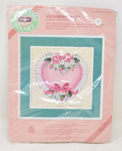 Vintage New Dimensions Cross Stitch Victorian HEART 52029 Needle Kit - £25.32 GBP
