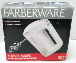 Vintage Farberware 5-Speed Hand Mixer with Blast of Power - 02715 - €20,23 EUR