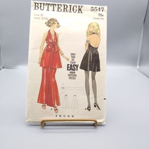 Vintage Sewing PATTERN Butterick 5547, Misses 1969 One Piece Evening Dress - $17.42