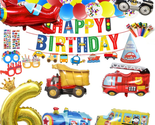 Car Party Supplies - Birthday Party Decorations for 6 Years Old Kids,Con... - £23.03 GBP
