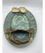Large Mcinnis Bayou Pottery Lobster Tray Crab Leg Platter Beach house Se... - $374.95