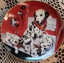 Danbury Mint ~ Three Dog Alarm ~ Marty Roper Dalmatian Plate B7662 ~ Fir... - £20.81 GBP