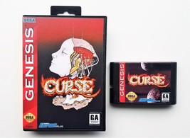 Curse - Sega Genesis (Game + Case / Box)- SHMUP - Space Shooter  - Engli... - £20.44 GBP