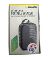 Acoustix Mini Bluetooth Speaker Wireless Portable Stereo Audio Black Han... - $24.55 CAD