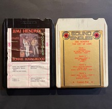 Jimi Hendrix &amp; Lonnie Youngblood &#39;Together&#39;, &#39;The Cry Of Love&#39; - 8 Track Tapes - £21.36 GBP