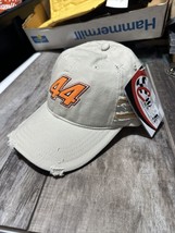 VTG NEW Dale Jarrett #44 UPS Racing NASCAR Toyota Hat Adjustable Cap Distressed - £23.36 GBP