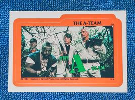 Retro 1983 Topps The A-Team Collectors Sticker 2 VG - $1.39
