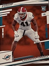 2022 Panini Prestige #361 Channing Tindall Rc Rookie Nfl Miami Dolphins Football - £1.26 GBP