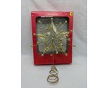 Holiday Style Gold Glitter Wire Christmas Tree Top 11&quot; - $49.49