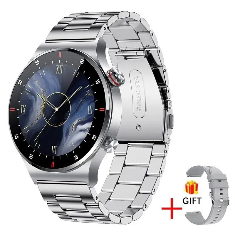 ECG+PPG Bluetooth Call Smart Watch Men Sports Bracelet NFC Waterproof Cu... - £75.48 GBP