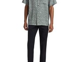 Theory Men&#39;s Noll Geo Floral Print Button Down Camp Shirt Ivory Balsam G... - $69.97