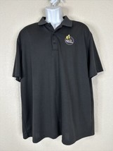 Planet Fitness Black Employee Polo Shirt Short Sleeve Mens XL - £11.93 GBP