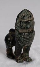 Antico Khmer Stile Bronzo IN Piedi Stanghetta Tutore O Leone - - £103.11 GBP