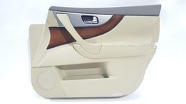 Front Passenger Interior Door Trim Panel OEM Infiniti FX37 2013 Beige  - $41.58